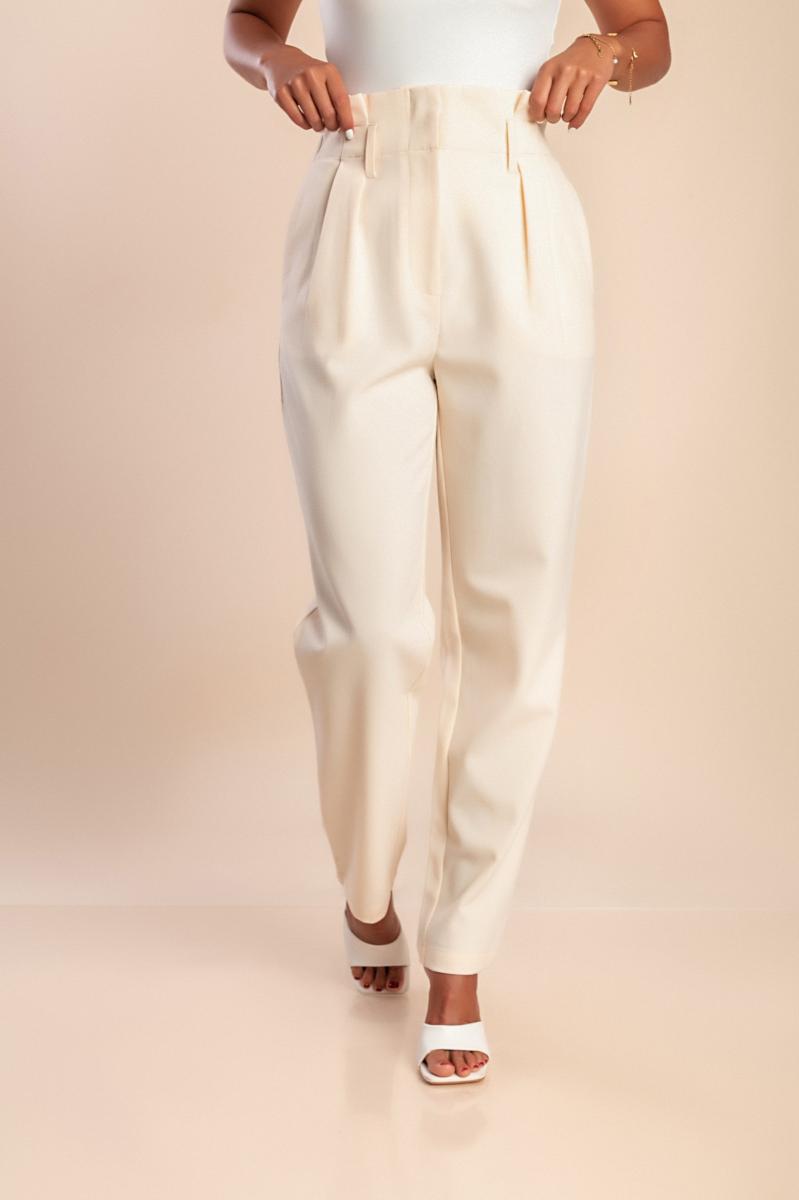 Elegante broek met hoge taille