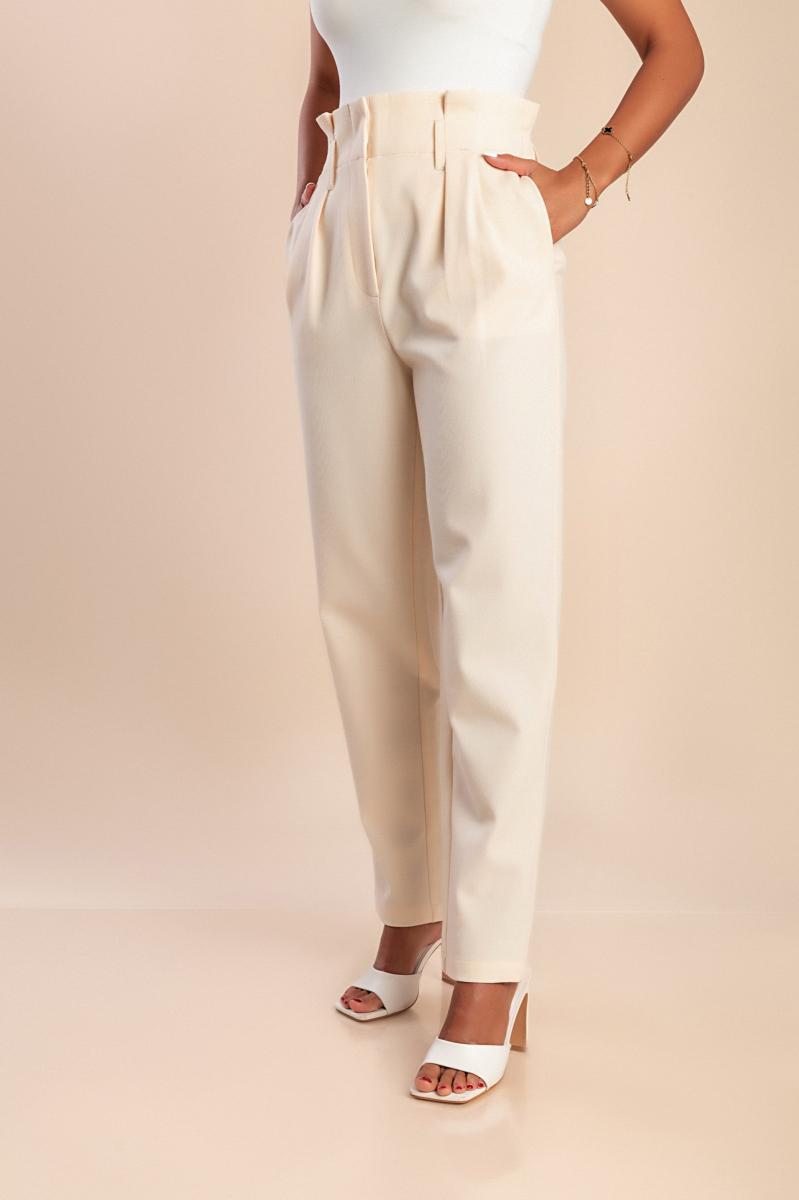 Elegante broek met hoge taille