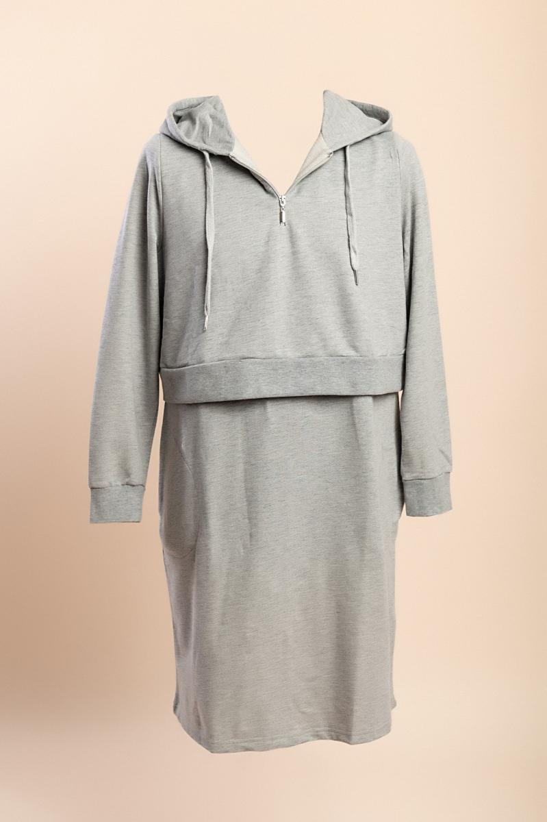 Vestido de algodón de talla grande