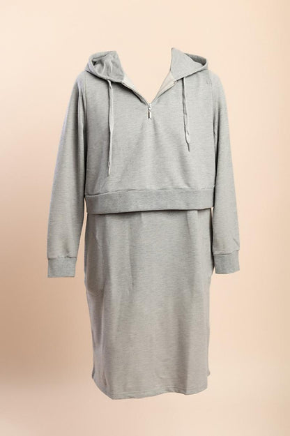 Vestido de algodón de talla grande