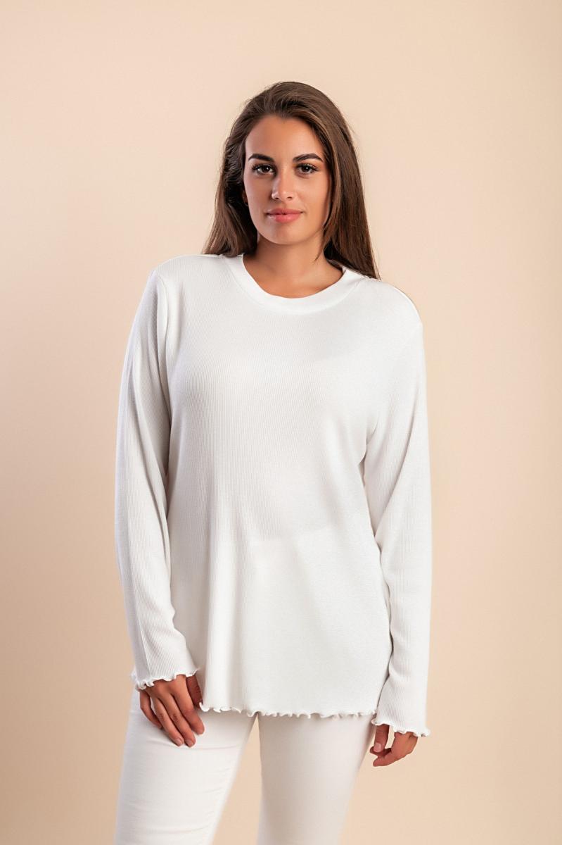 Plus size Top with round neckline