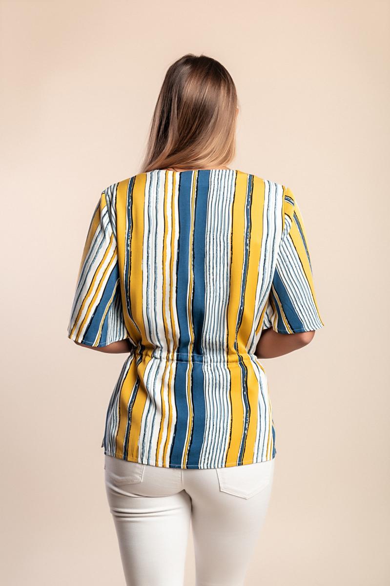 Bluse mit Streifenmuster