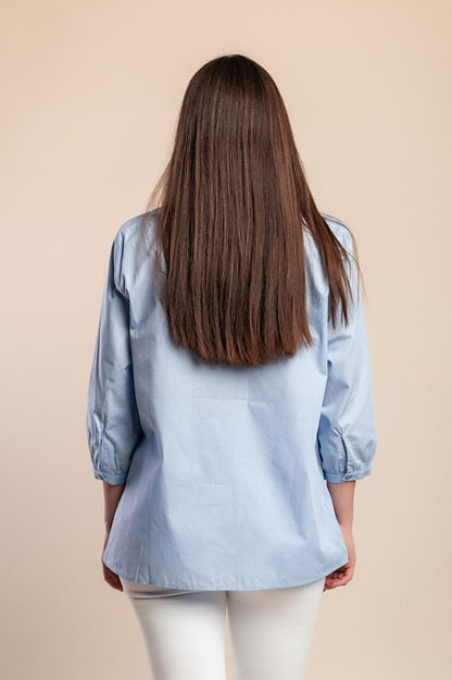 Bluse aus Baumwolle in großen Größen