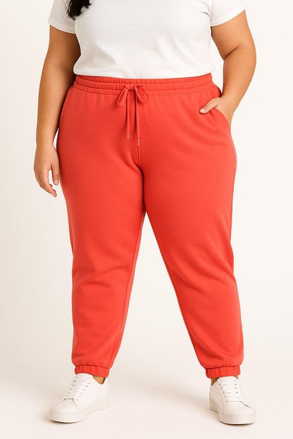 Pantaloni in cotone taglie forti