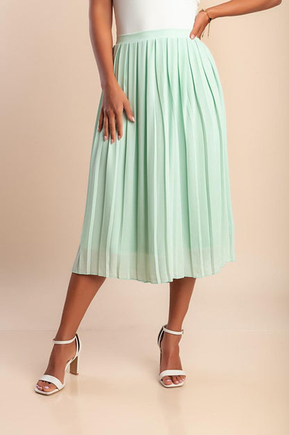 Plisowana spódnica plus size