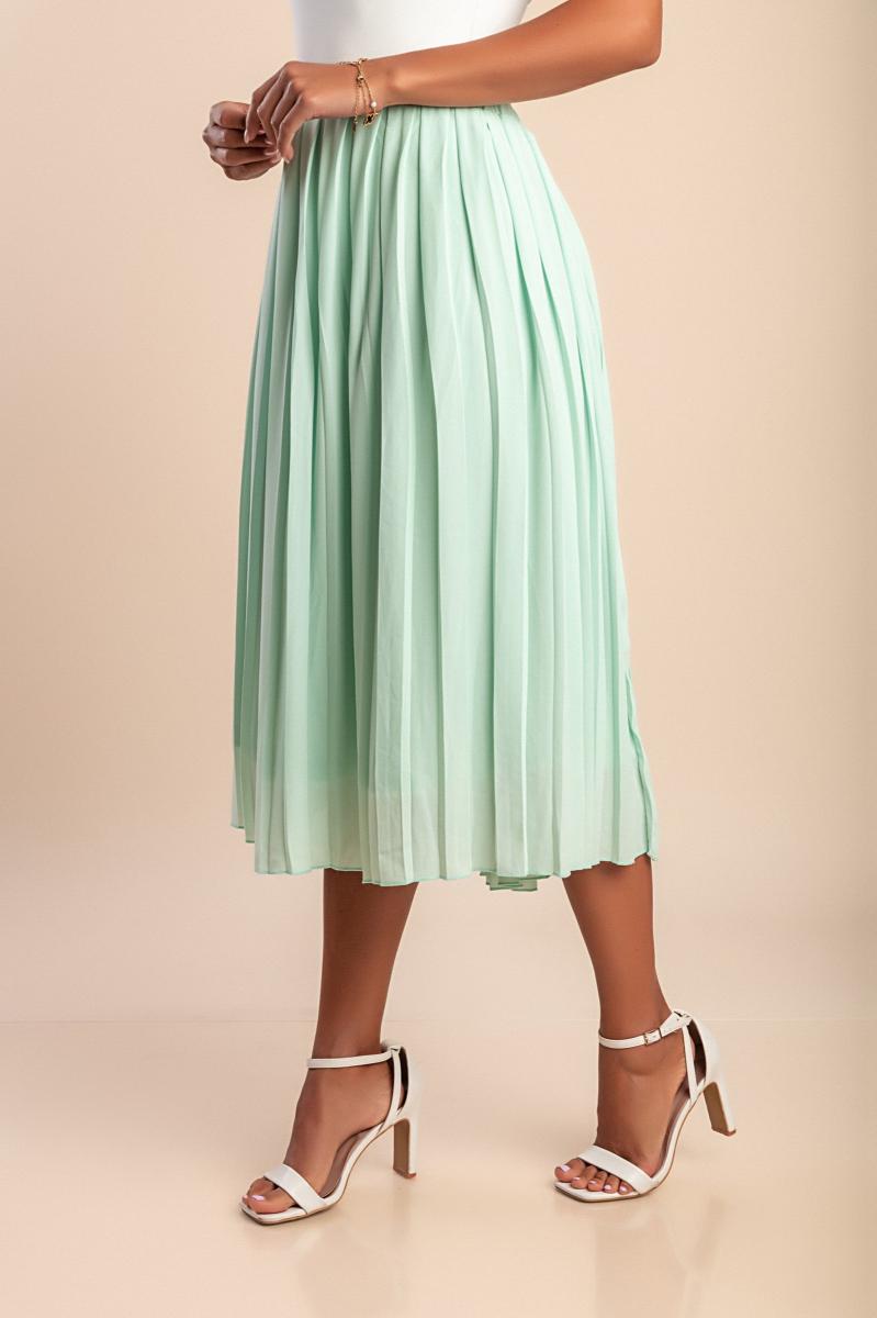 Plisowana spódnica plus size