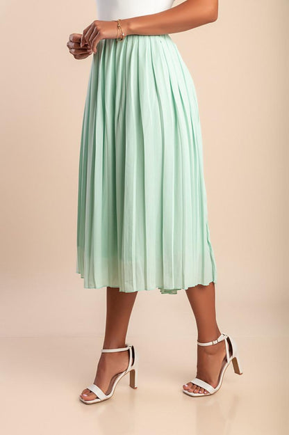 Plisowana spódnica plus size