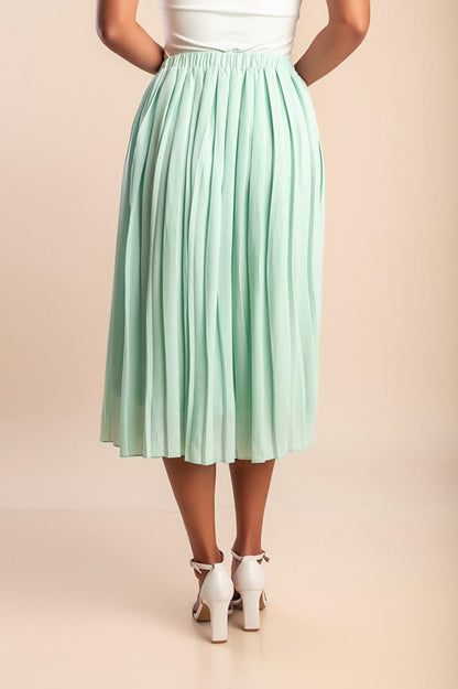 Plisowana spódnica plus size