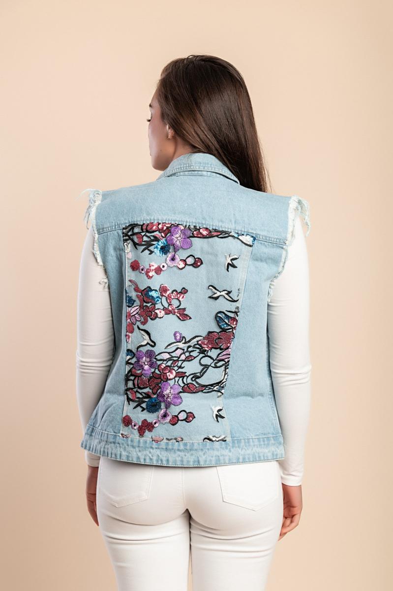 Denim vest