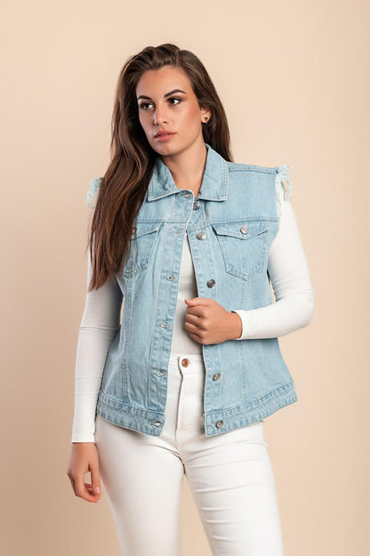Denim vest