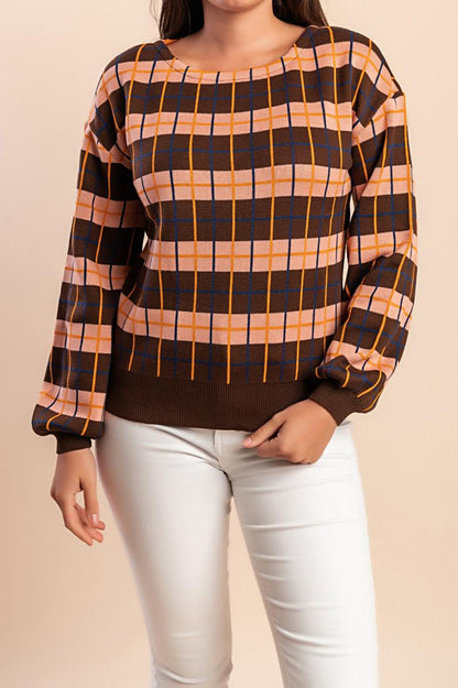 Pullover mit Karomuster