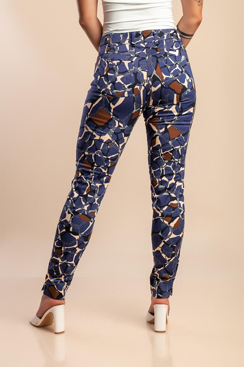 Cotton printed pants