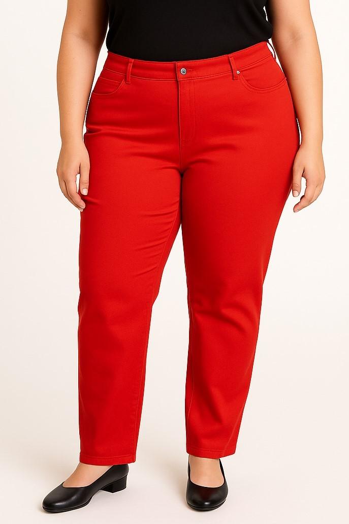 Plus size pamučne hlače