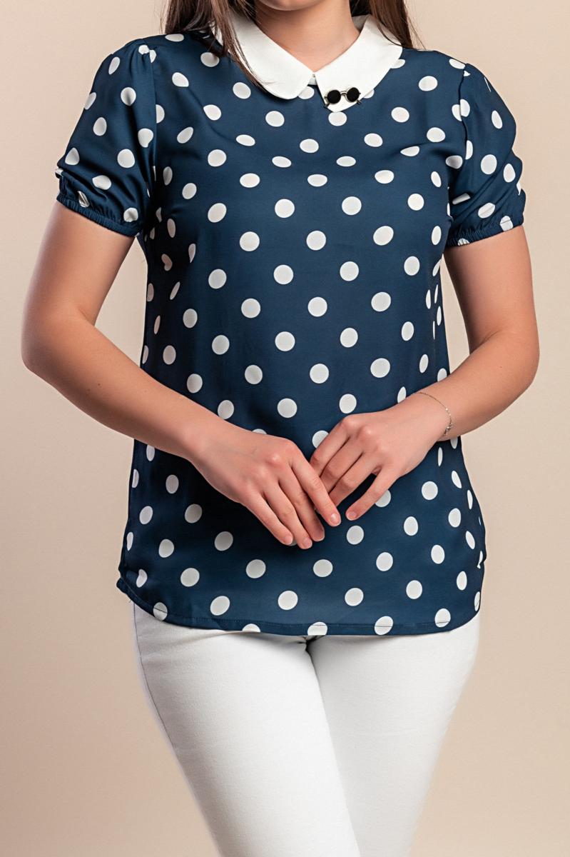 Top with polka dot print