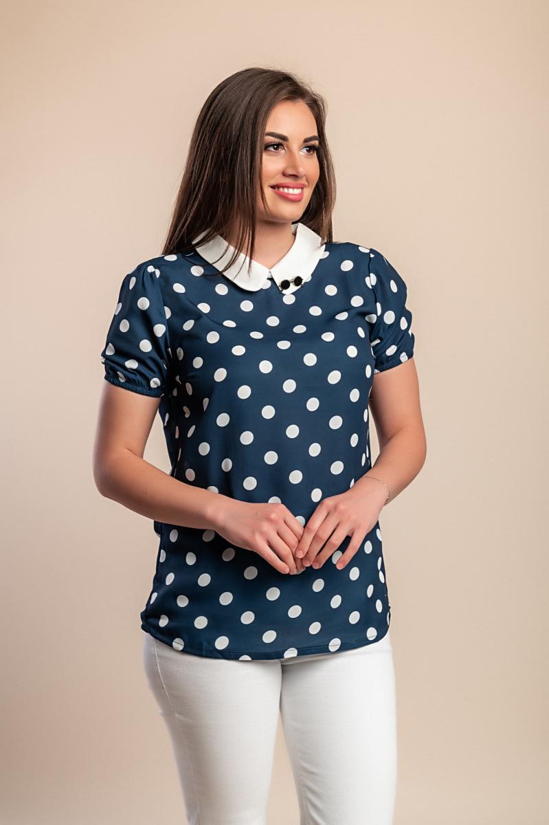 Top with polka dot print