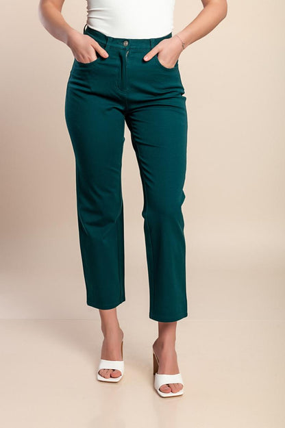 Bawełniane spodnie plus size