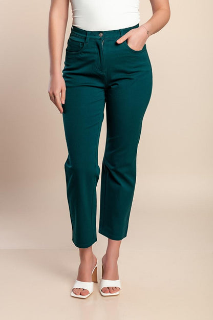 Bawełniane spodnie plus size