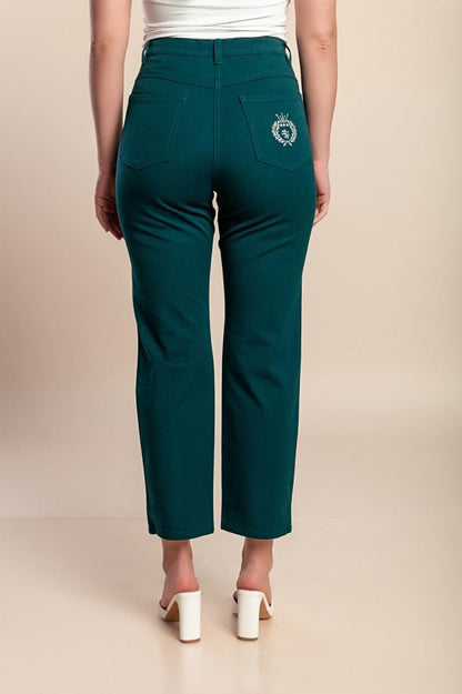Bawełniane spodnie plus size