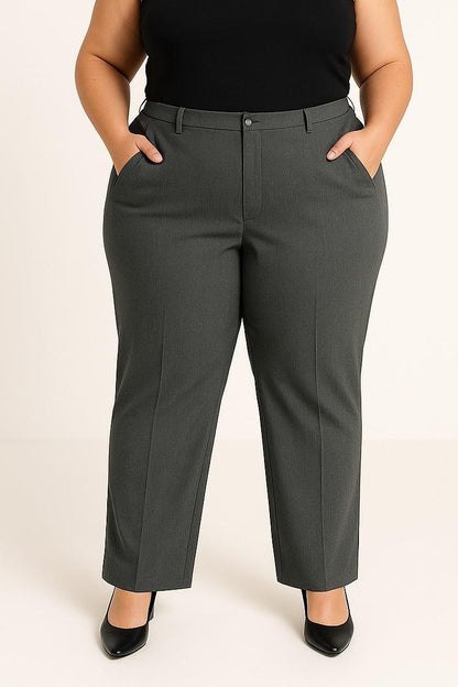 Pantaloni eleganți mărimi mari