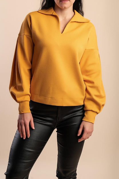 Bluza z kołnierzem