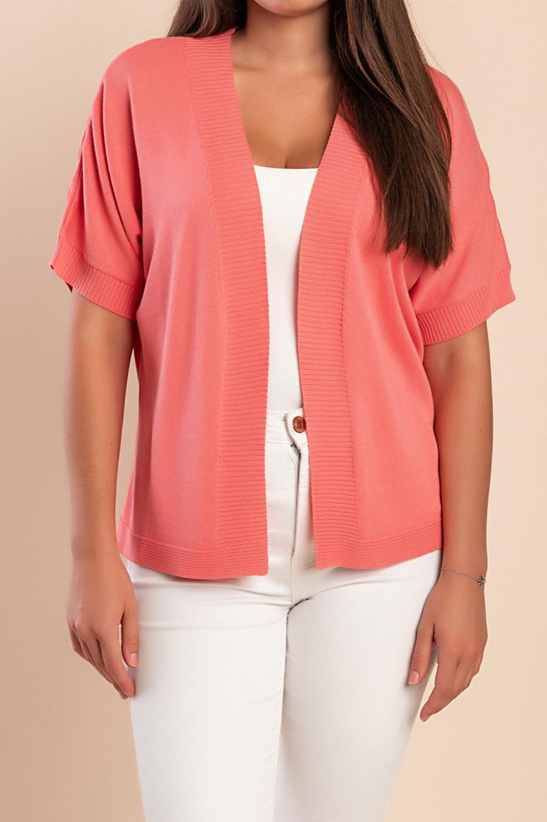 Cardigan mit kurzen Ärmeln