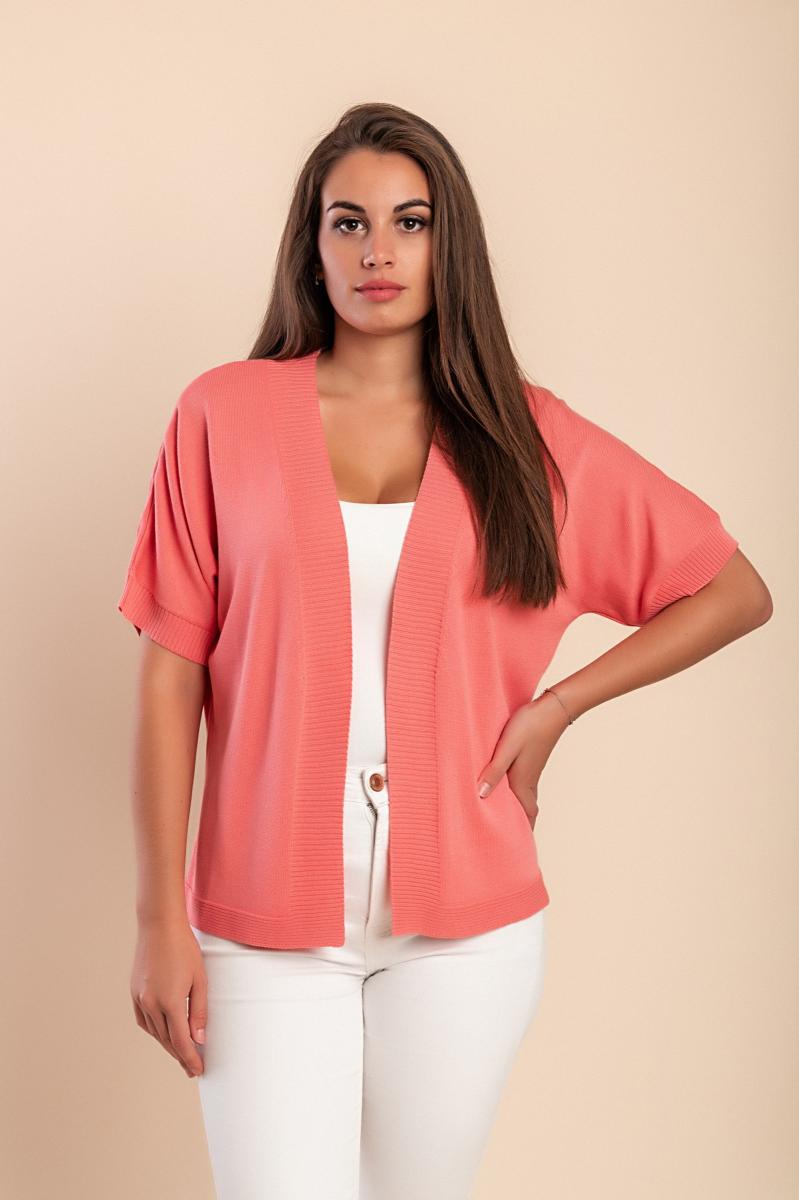 Cardigan mit kurzen Ärmeln