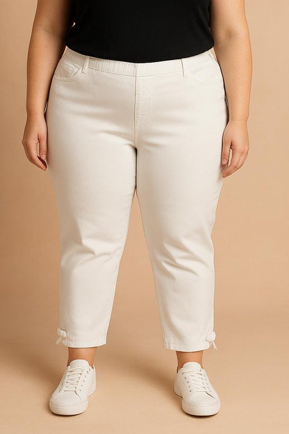 Plus size cotton pants
