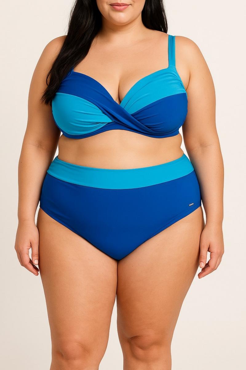 Dwuczęściowy strój kąpielowy plus size