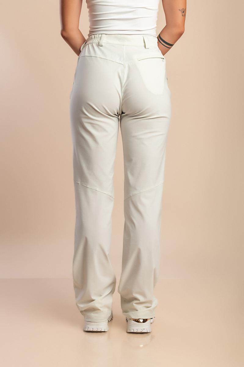Plus size pants with elastic waistband