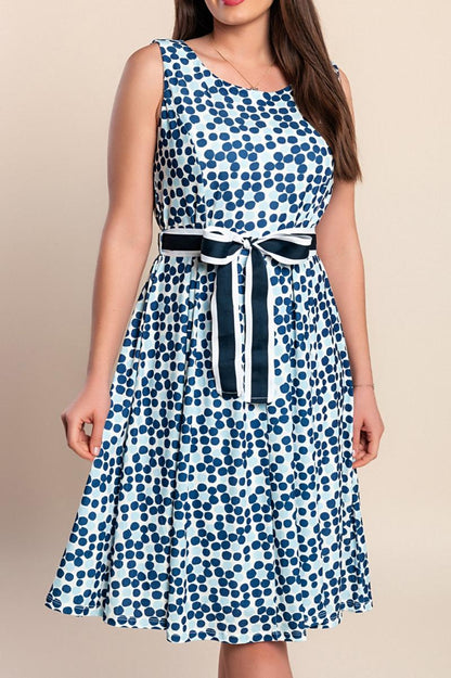 Vestito stampato taglie forti