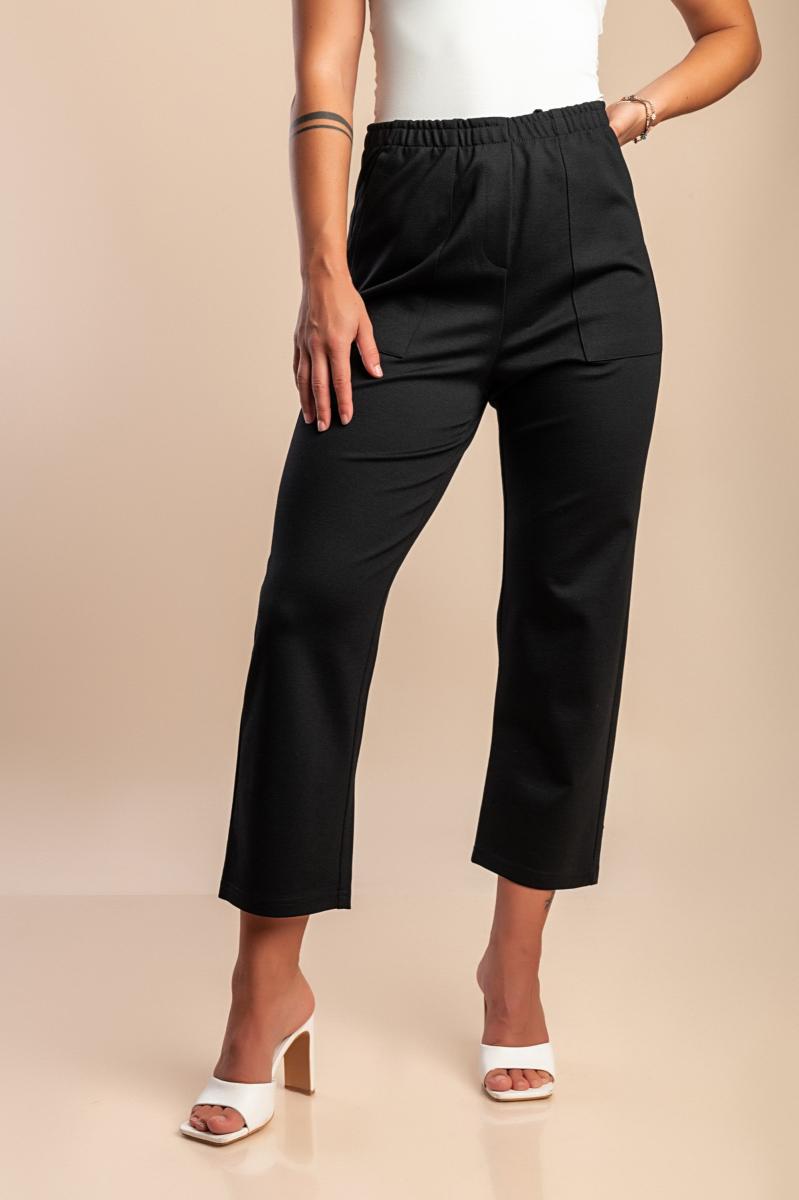Pantaloni eleganti con elastico in vita