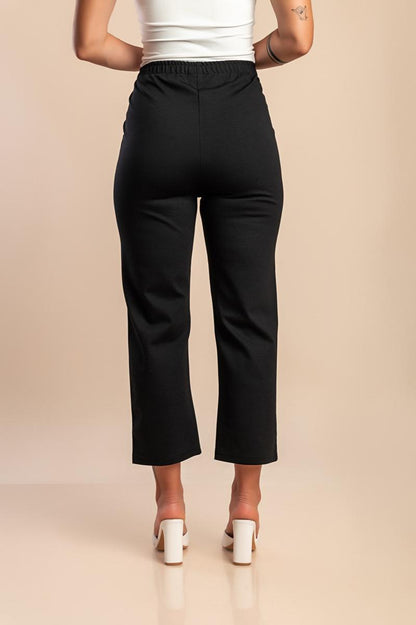Pantaloni eleganti con elastico in vita