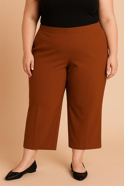 Calças corsário plus size