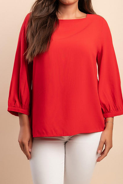Crew Neck Blouse