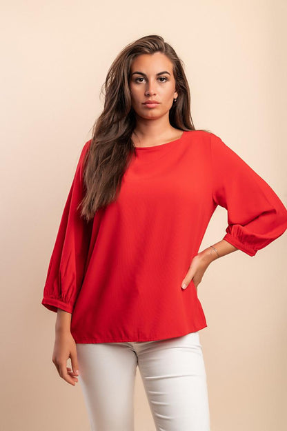 Crew Neck Blouse