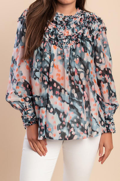 Printed blouse