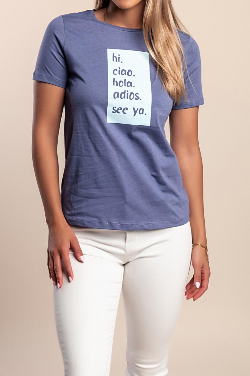 T-Shirt aus Baumwolle mit Print
