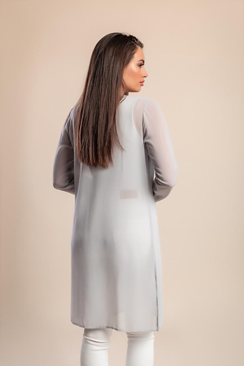 Semi-sheer cardigan