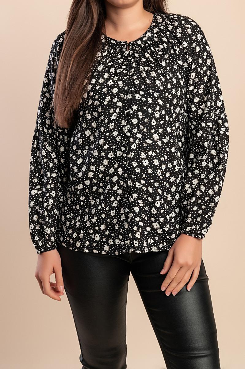 Bluse mit Blumenprint