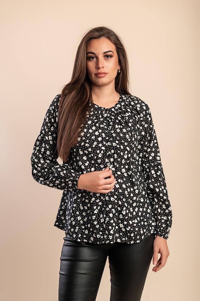 Bluse mit Blumenprint