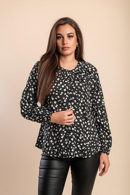 Bluse mit Blumenprint