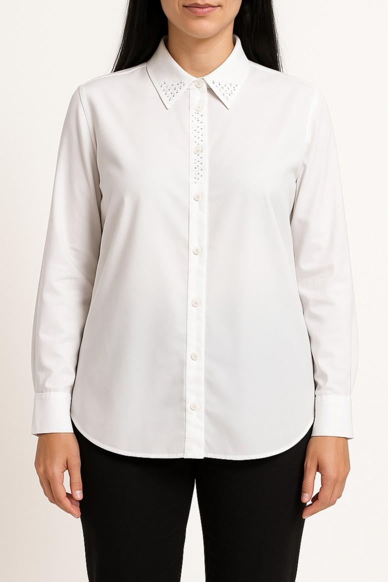 Shirt in großen Größen mit dekorativem Detail