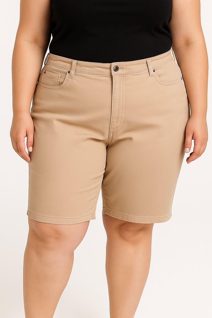 Pantaloni din bumbac plus size