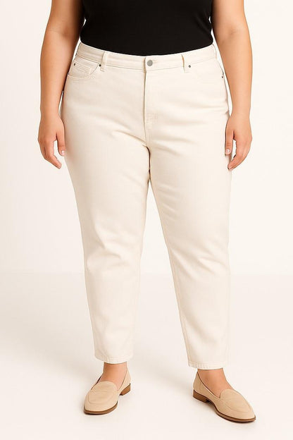 Pantalones de algodón de talla grande