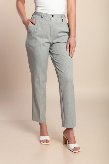 Plus size elegant long trousers