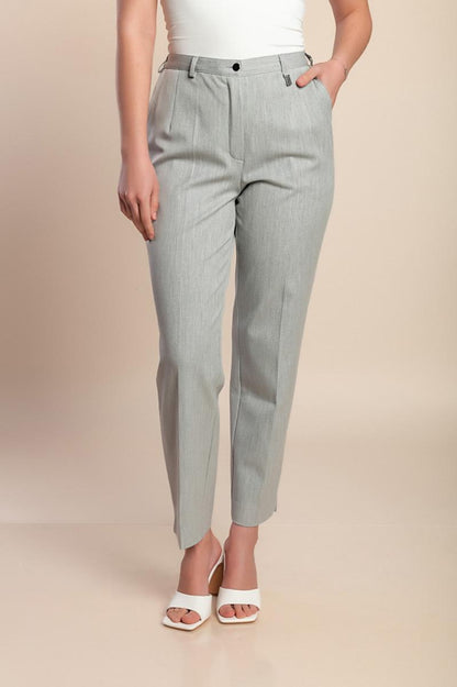 Plus size elegant long trousers