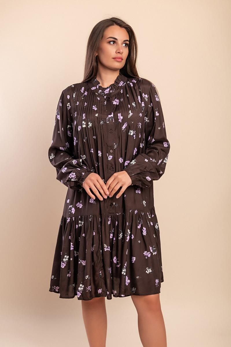 Vestido midi estampado