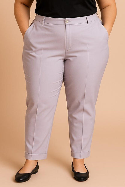 Plus size elegant pants
