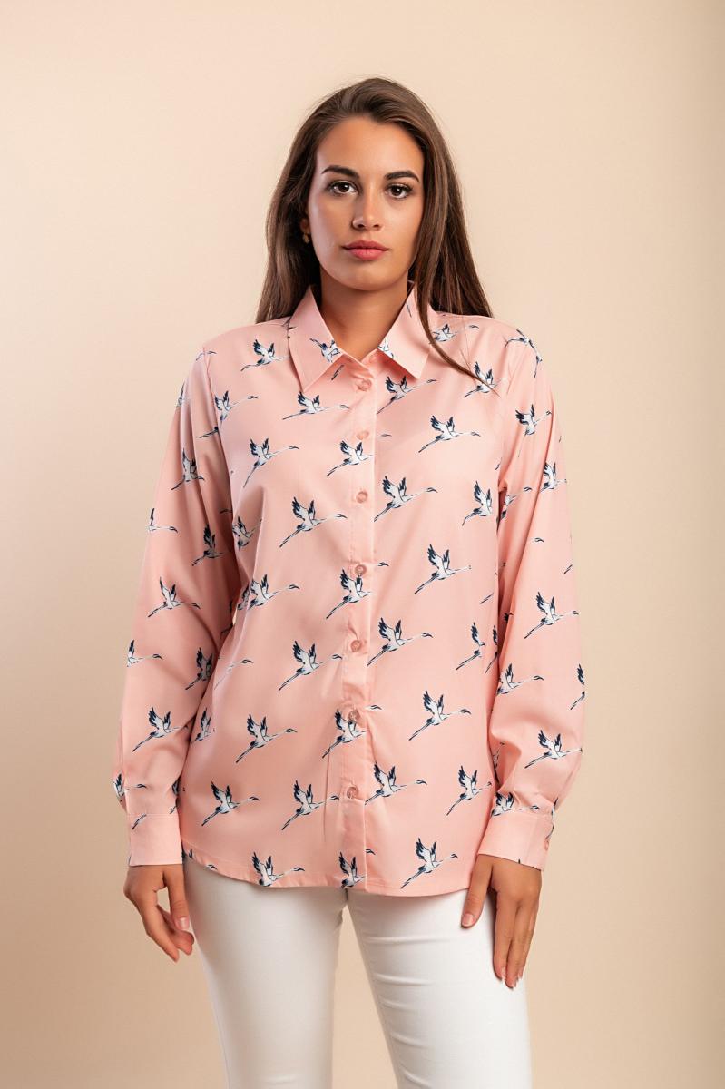 Shirt in großen Größen mit Print