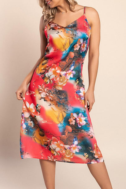 Mini dress with print